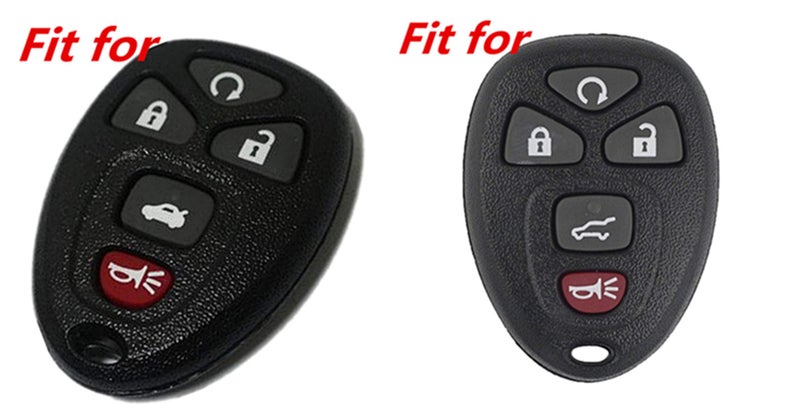 KAWIHEN Silicone Key Fob Cover Compatible with Buick Cadillac Chevrolet Chevy GMC Pontiac Saturn 5 Buttons key fob KOBGT04A 22733524 10305091 10305092 OUC60270 OUC60221 15913415 15857839 - Image 3
